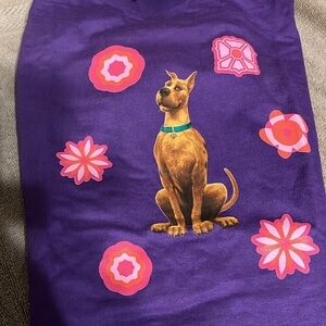 WB Scooby Doo2 monsters unleashed promotional kids size t shirt 14/16 purple